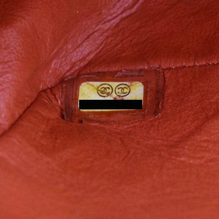 CHANEL Classic Medium Double Flap Patent Leather Shoulder Bag Red