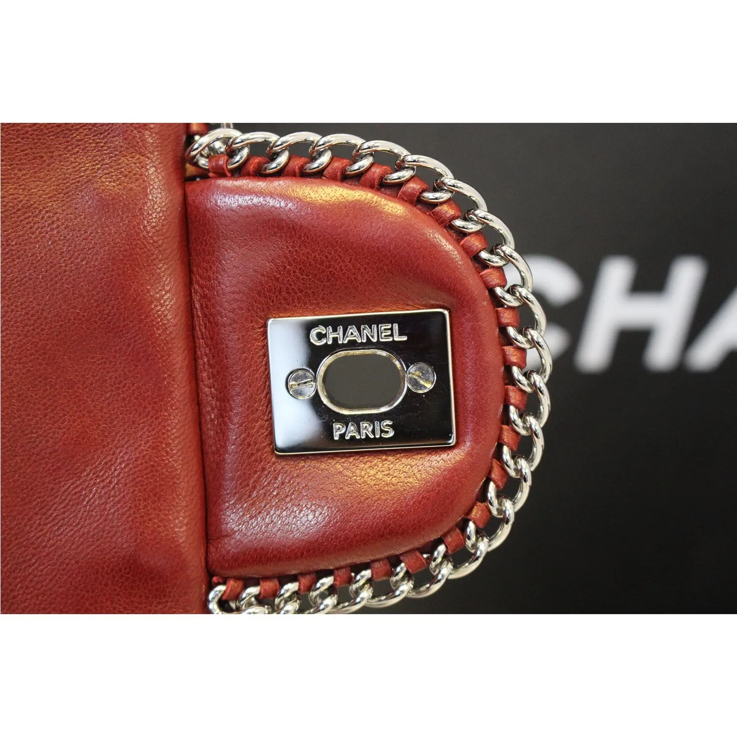 CHANEL Classic Single Flap Chain Around Quilted Lambskin Shoulder Bag