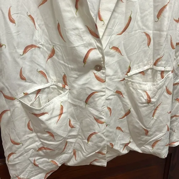 Charlie Holiday Chili Pepper blazer size 4