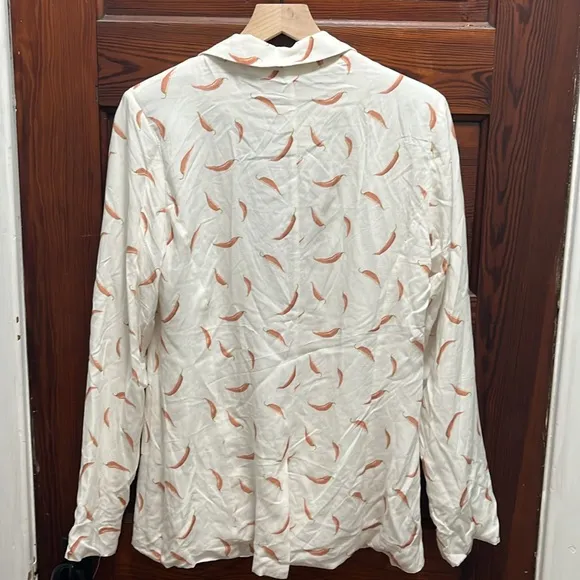 Charlie Holiday Chili Pepper blazer size 4