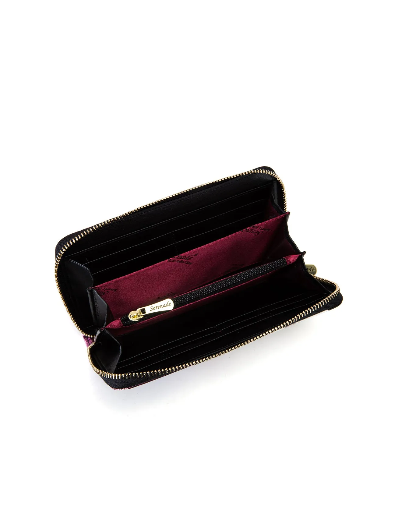 CHARLOTTE ZIP AROUND LEATHER RFID WALLET-WSF3016- NEW IN