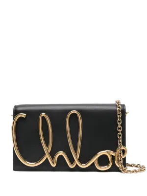 Chloé iconin leather shoulder bag