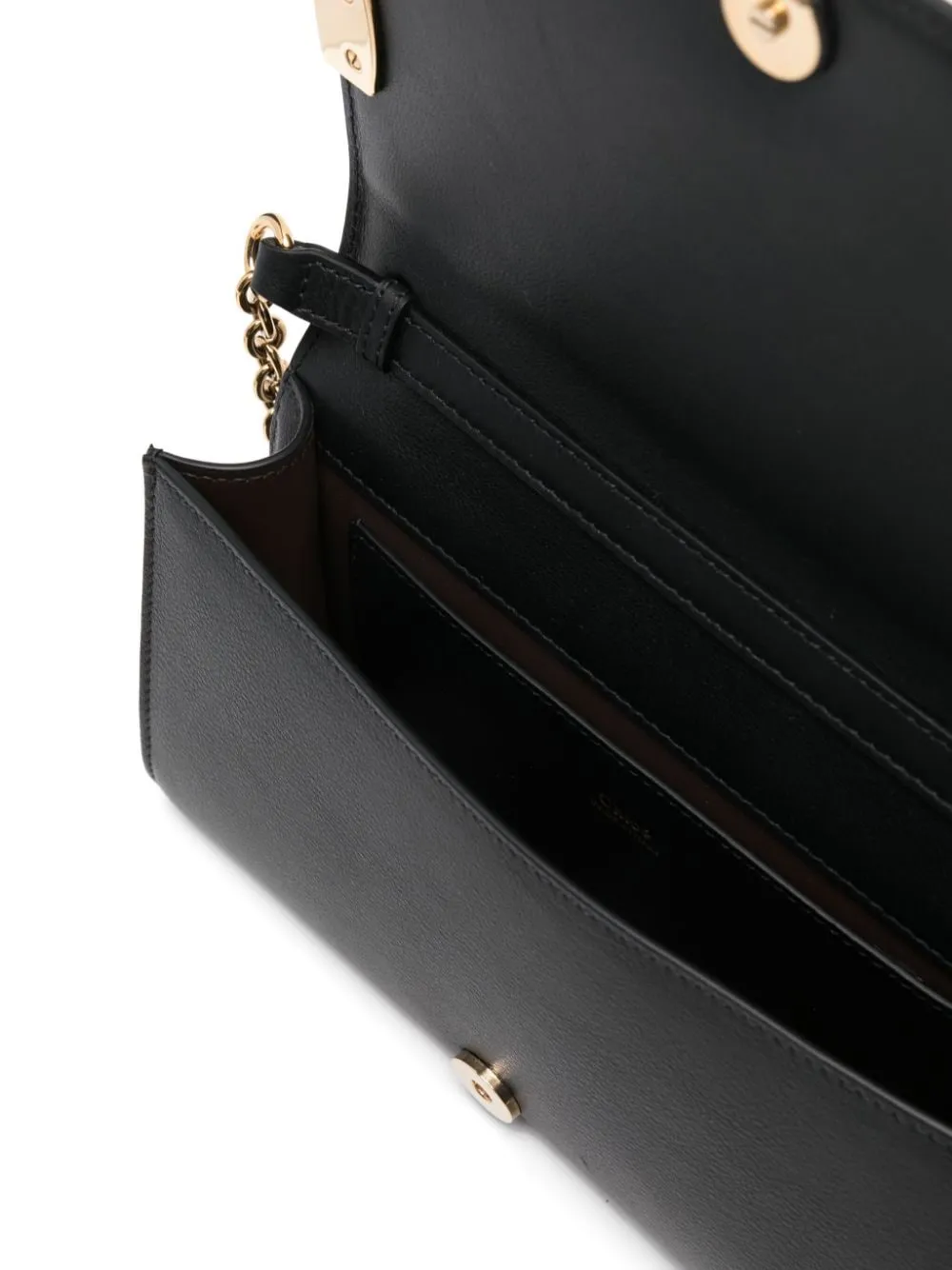 Chloé iconin leather shoulder bag