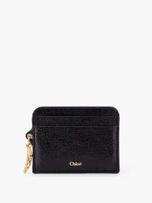 Chloe' Leather Card Holder With Banana Charm