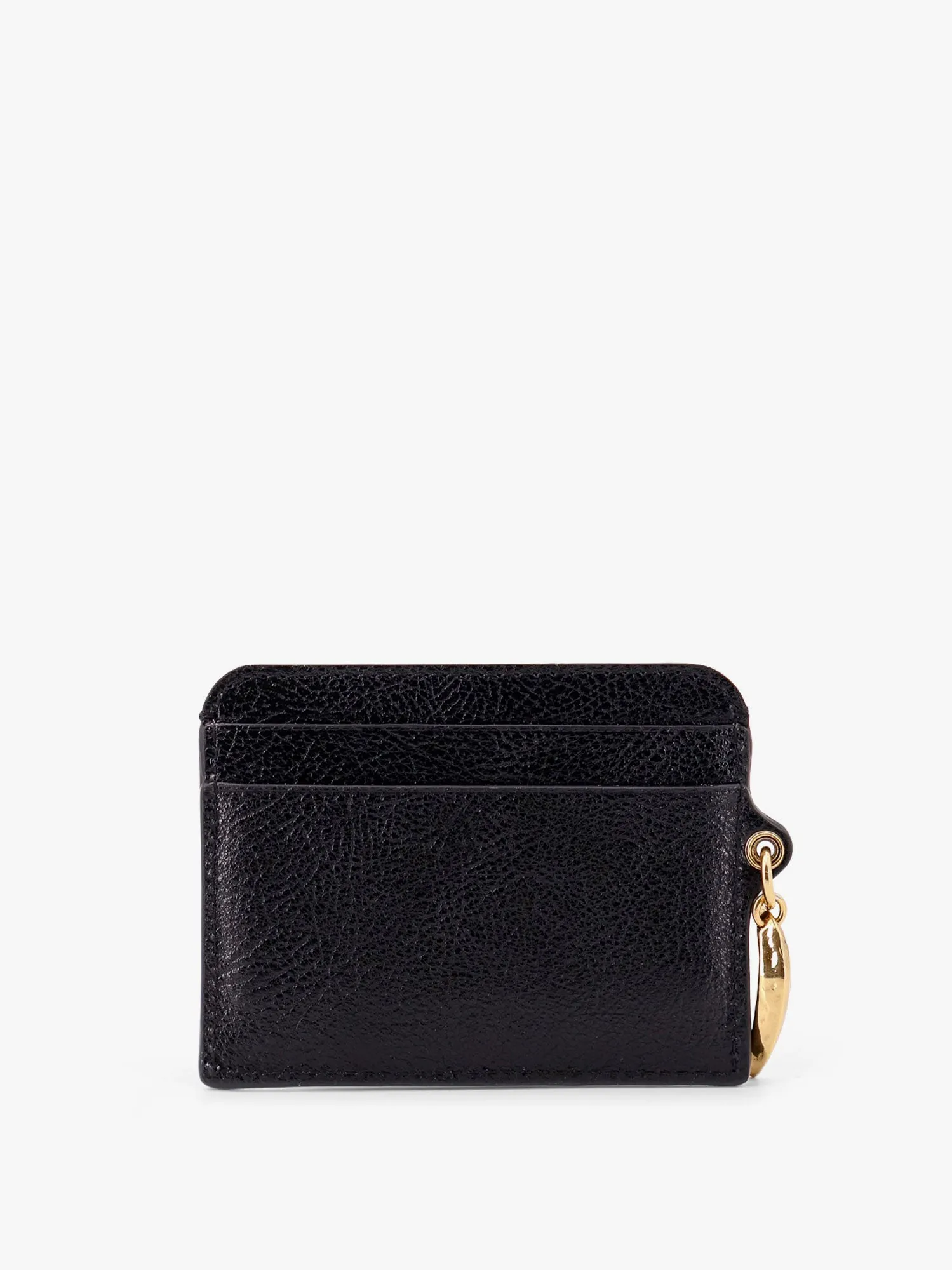 Chloe' Leather Card Holder With Banana Charm