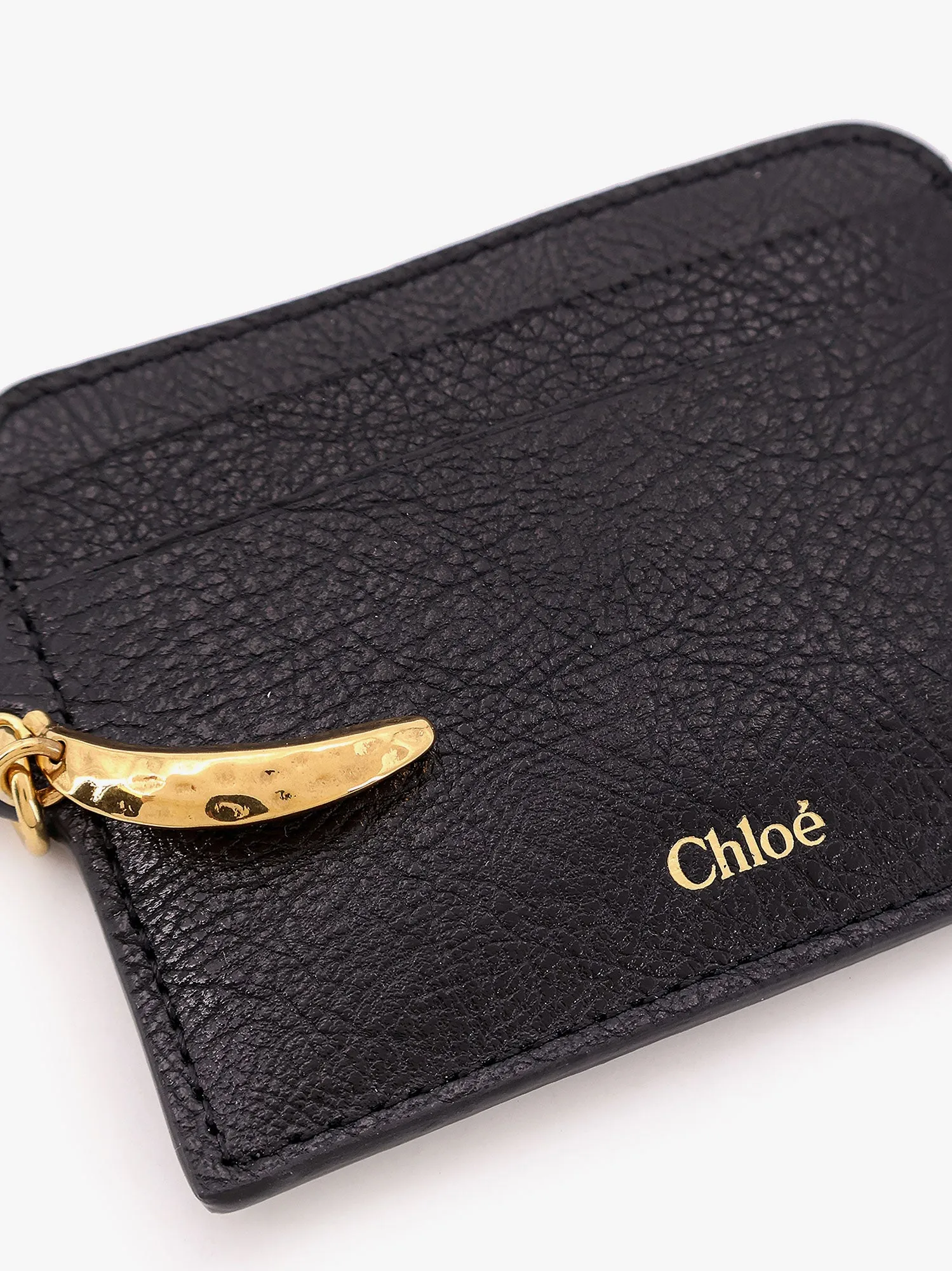 Chloe' Leather Card Holder With Banana Charm