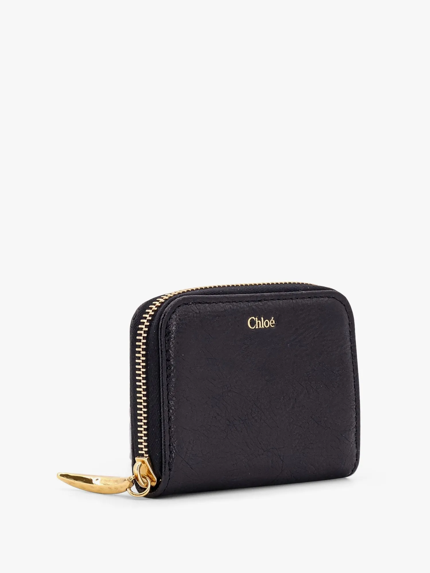 Chloe' Leather Wallet With Frontal Logo