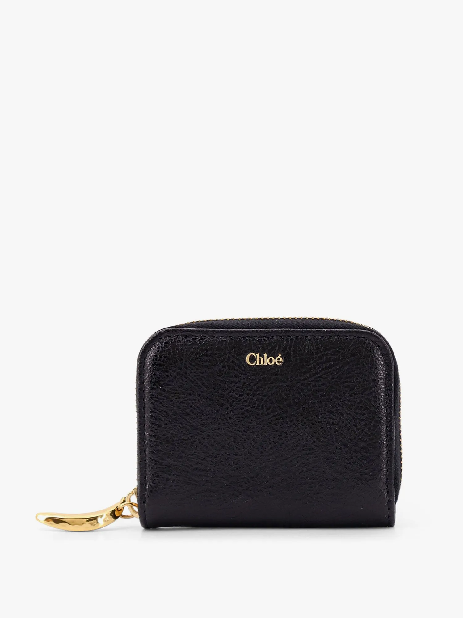 Chloe' Leather Wallet With Frontal Logo