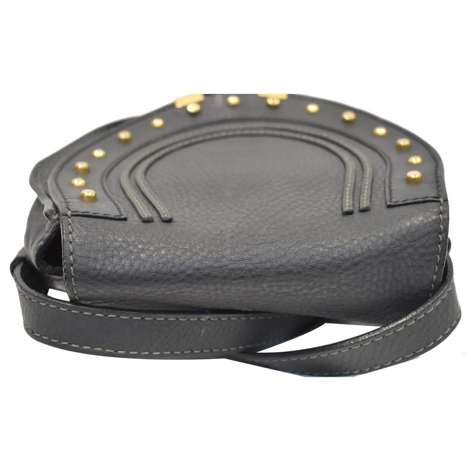 CHLOE Mini Marcie Leather Crossbody Bag Black