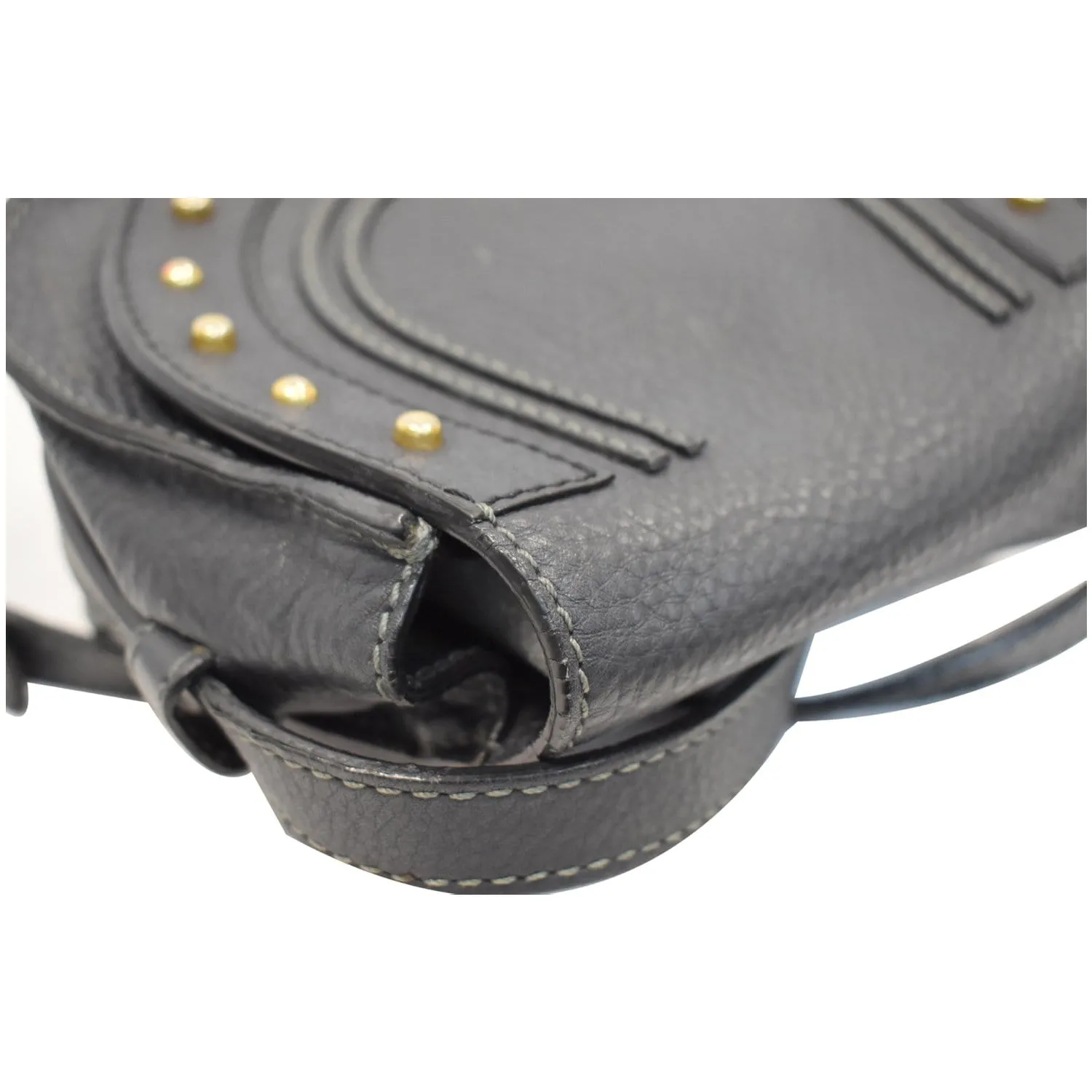 CHLOE Mini Marcie Leather Crossbody Bag Black