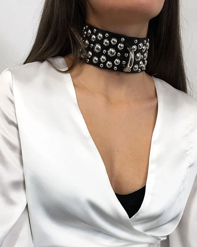 Chrystie Studded Choker