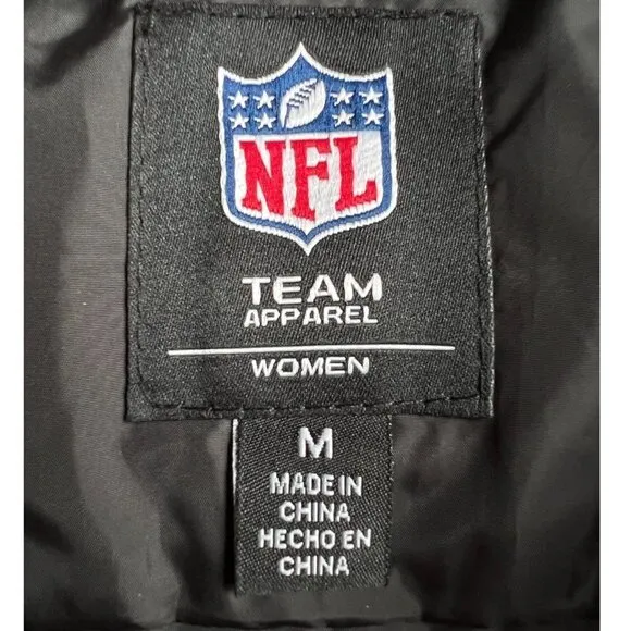 Cincinnati Bengals Women's Puffer Quilted Vest, Medium