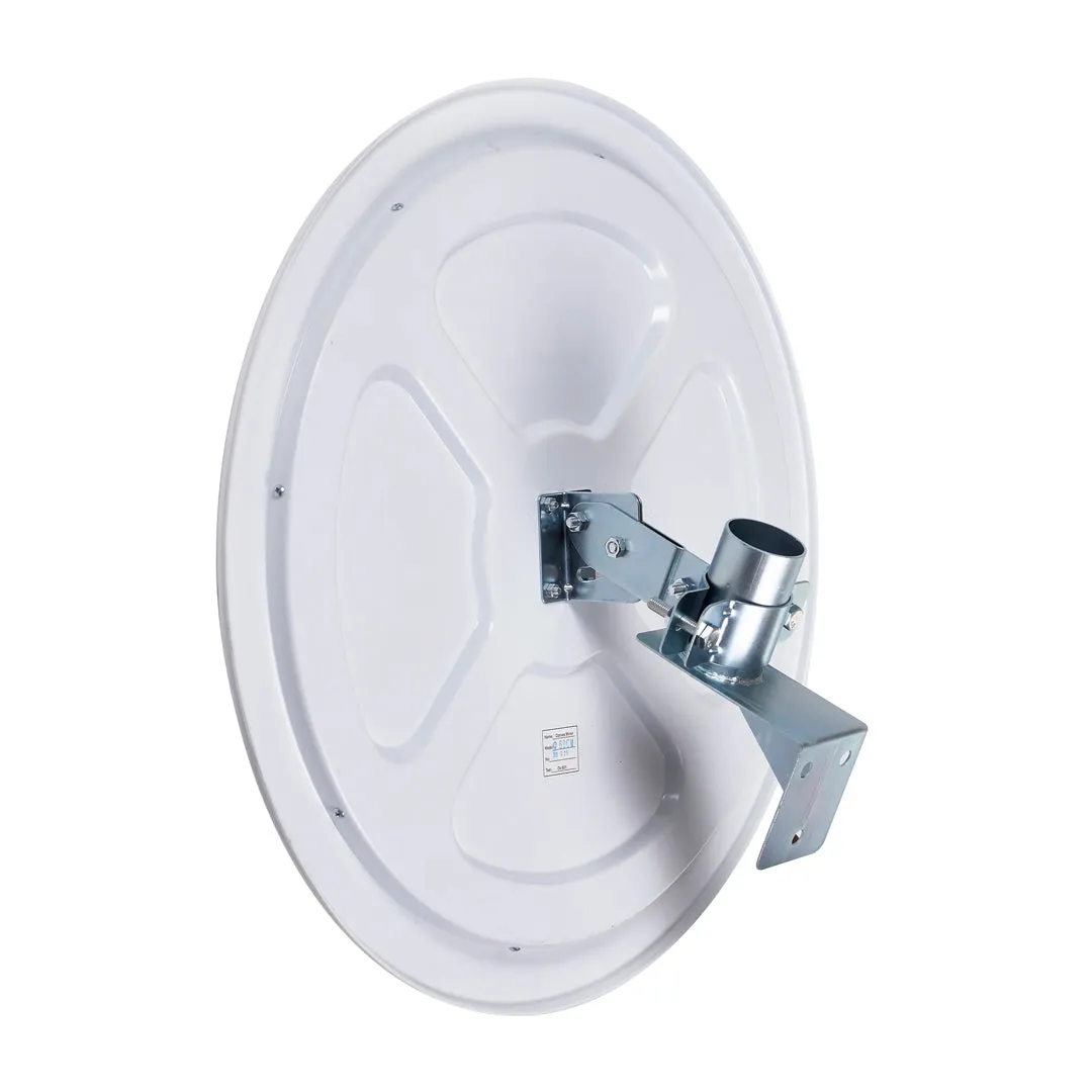 Circular Traffic Mirrors with Reflective Edges