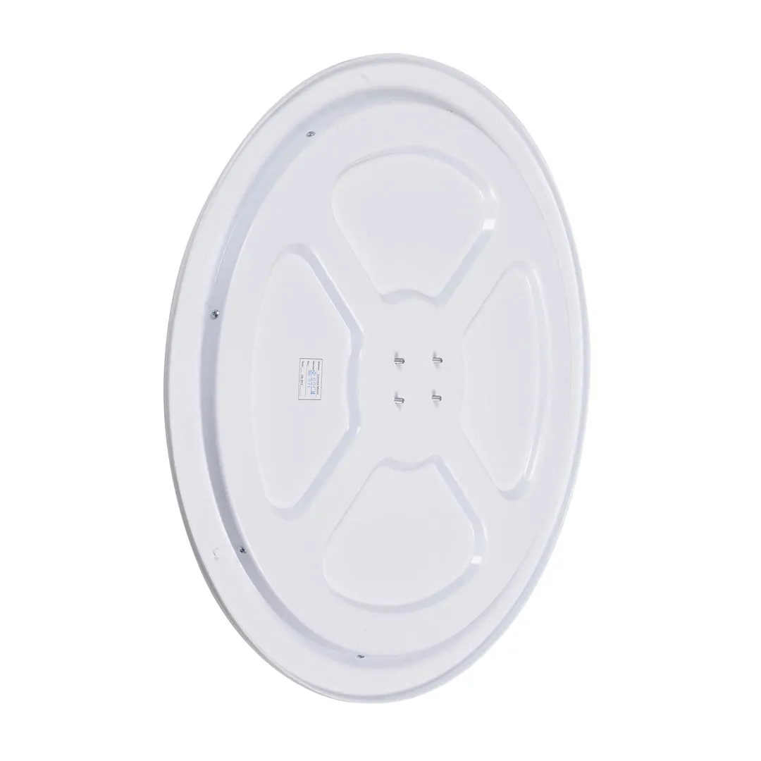 Circular Traffic Mirrors with Reflective Edges