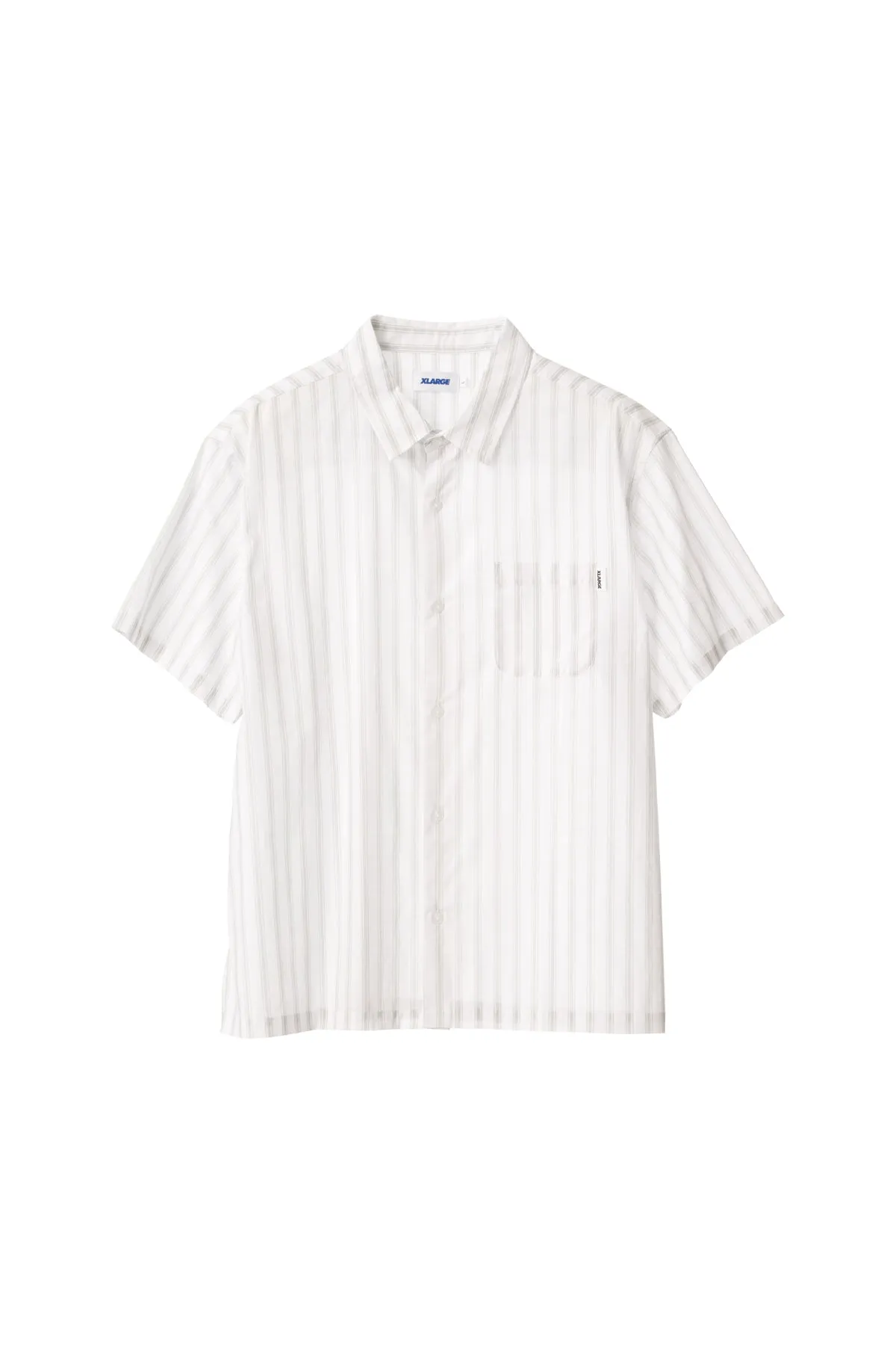 CLASSIC STRIPE SS SHIRT - Cement