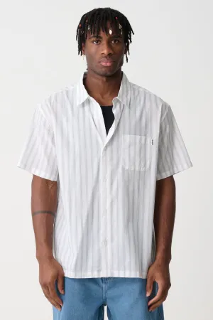 CLASSIC STRIPE SS SHIRT - Cement
