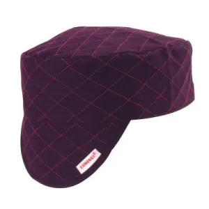 Comeaux Caps Style 3000 Black Quilted Shop Caps, Size 7 1/8, Black Quilted, BC-600-7-1/8
