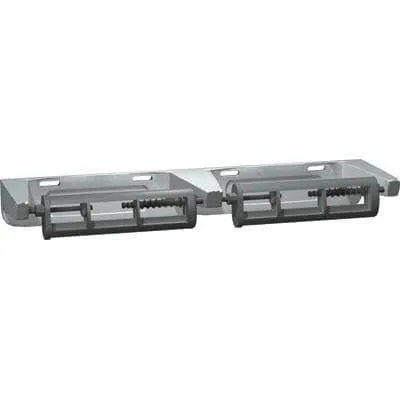 Commercial Double Roll Toilet Paper Dispenser w/ Theft Resistant Spindle, Surface-Mounted, Metal ASI 0264-12