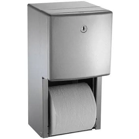 Commercial Toilet Paper Dispenser, Roval-Surface-Mounted, Stainless Steel w/ Satin Finish ASI 20030