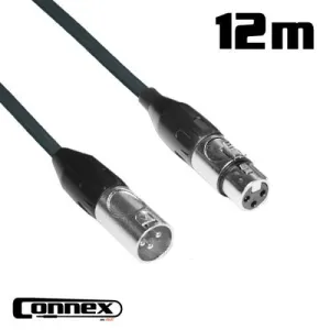 Connex XMXF-12B Basic XLR Cable Male to Female 12m -A02