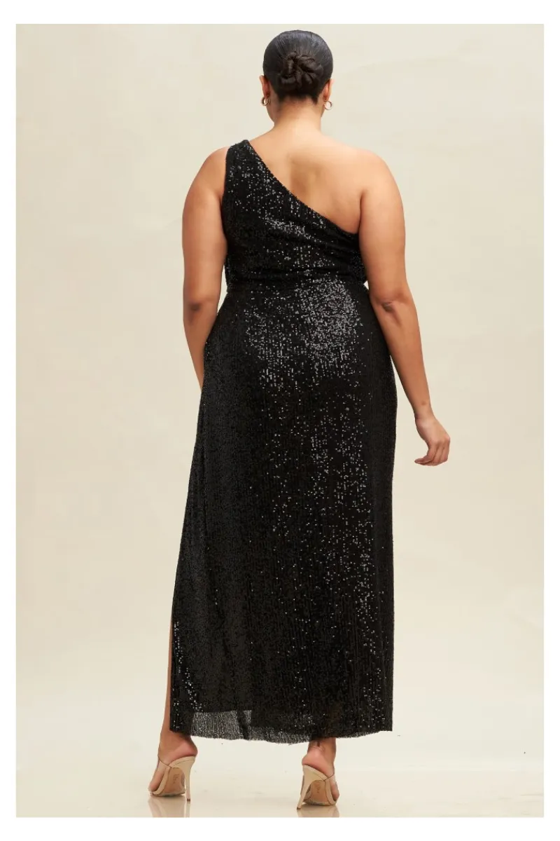Curvy Sequin Gown