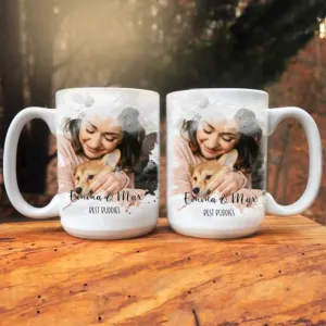 Custom Photo Mug - Personalized Watercolor Travel Tumbler