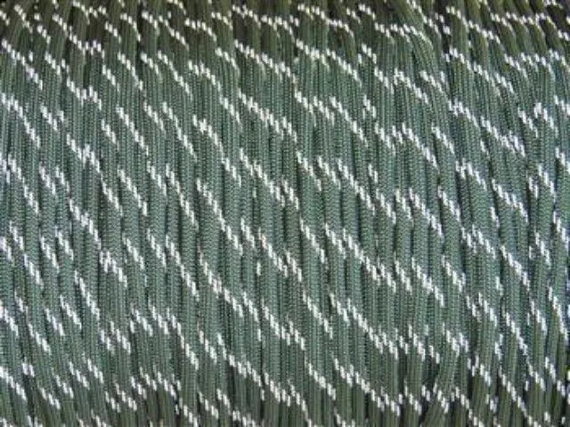 Dark Green Reflective Paracord*