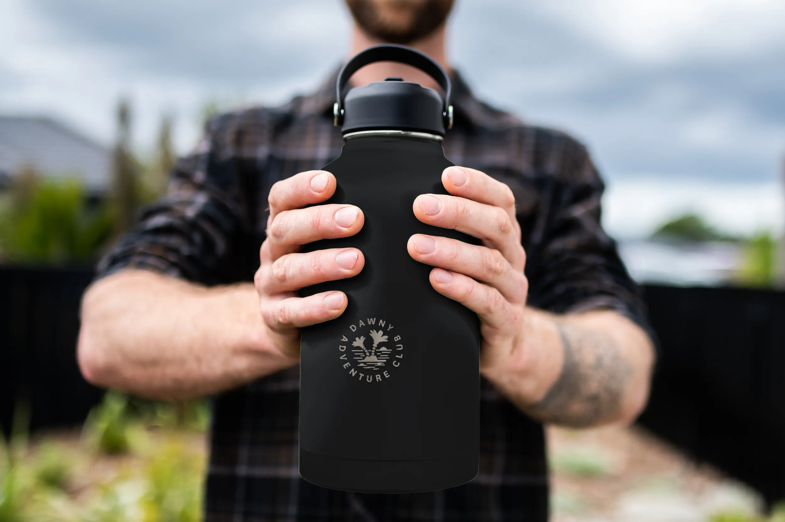 Dawny Adventure Club Insulated Drink Bottles - White