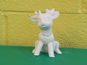 Deer - Quilted, Sitting