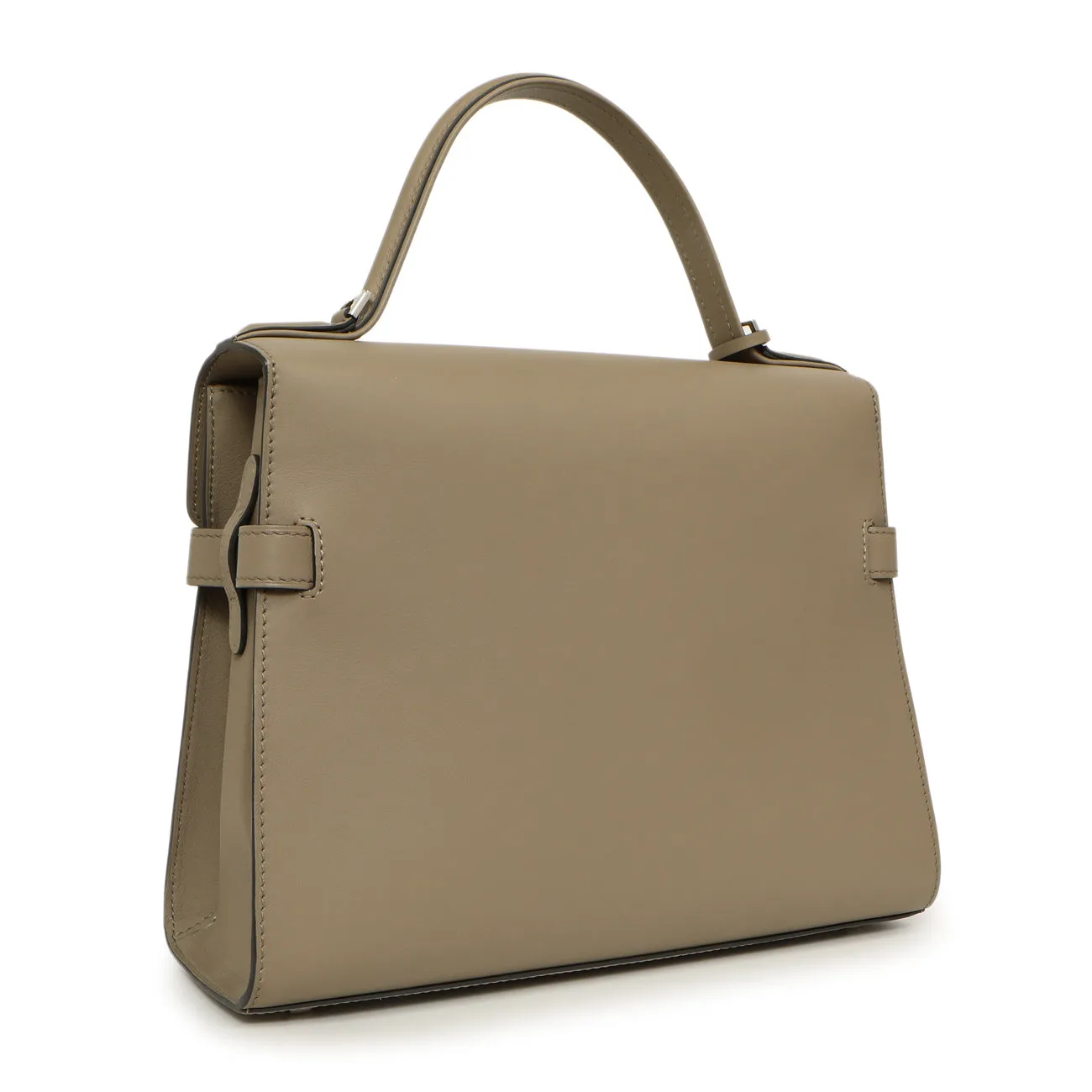 Delvaux Taupe Calfskin Tempete MM