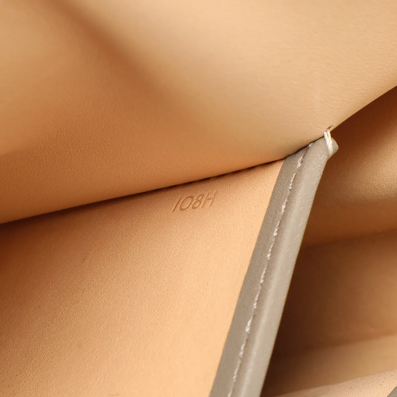 Delvaux Taupe Calfskin Tempete MM