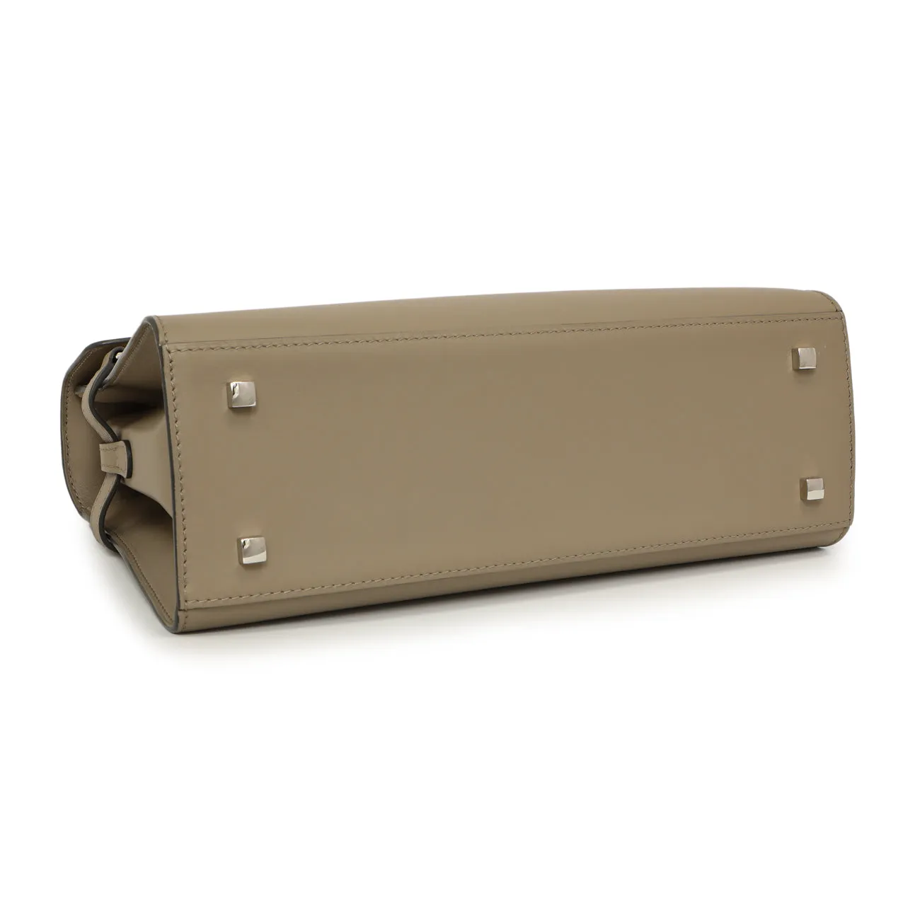 Delvaux Taupe Calfskin Tempete MM