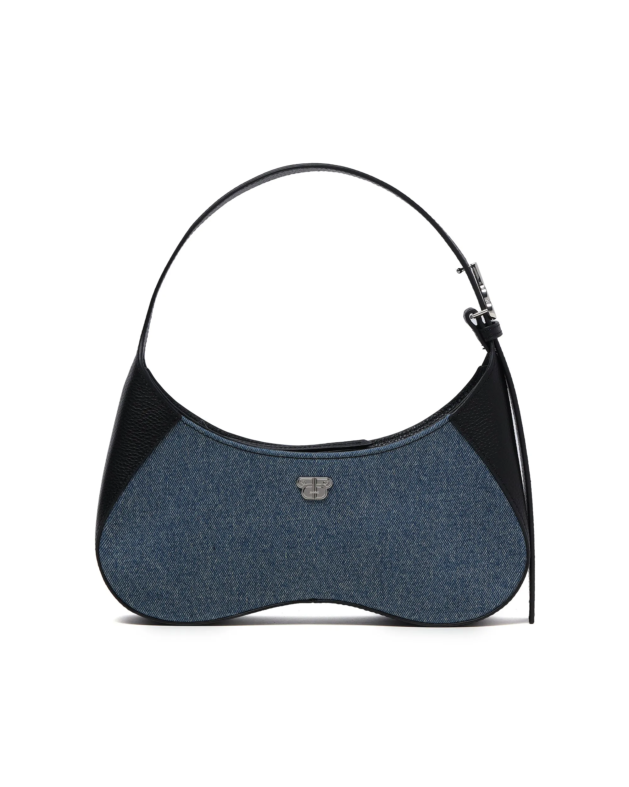 Denim shoulder bag
