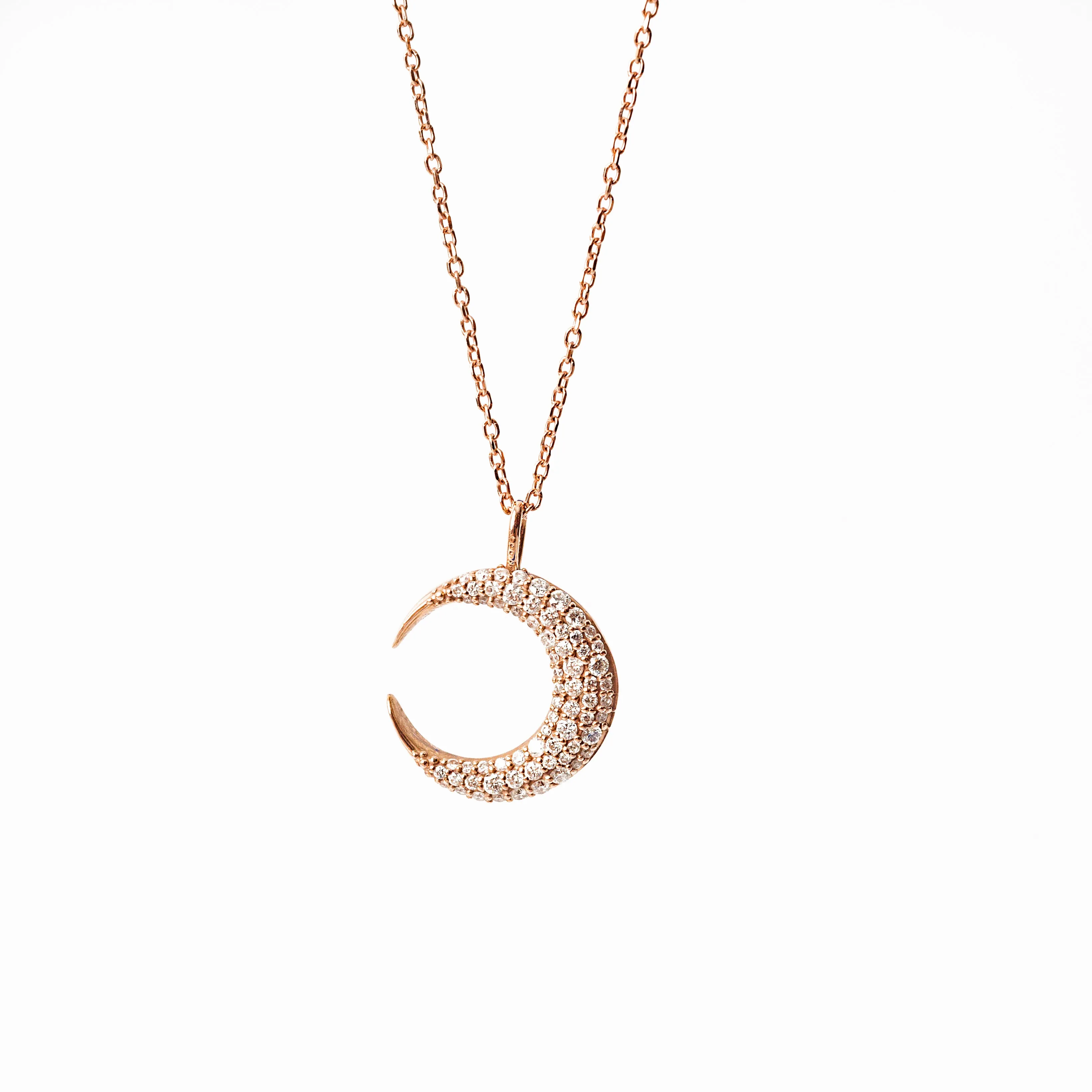 Diamond Luna Necklace