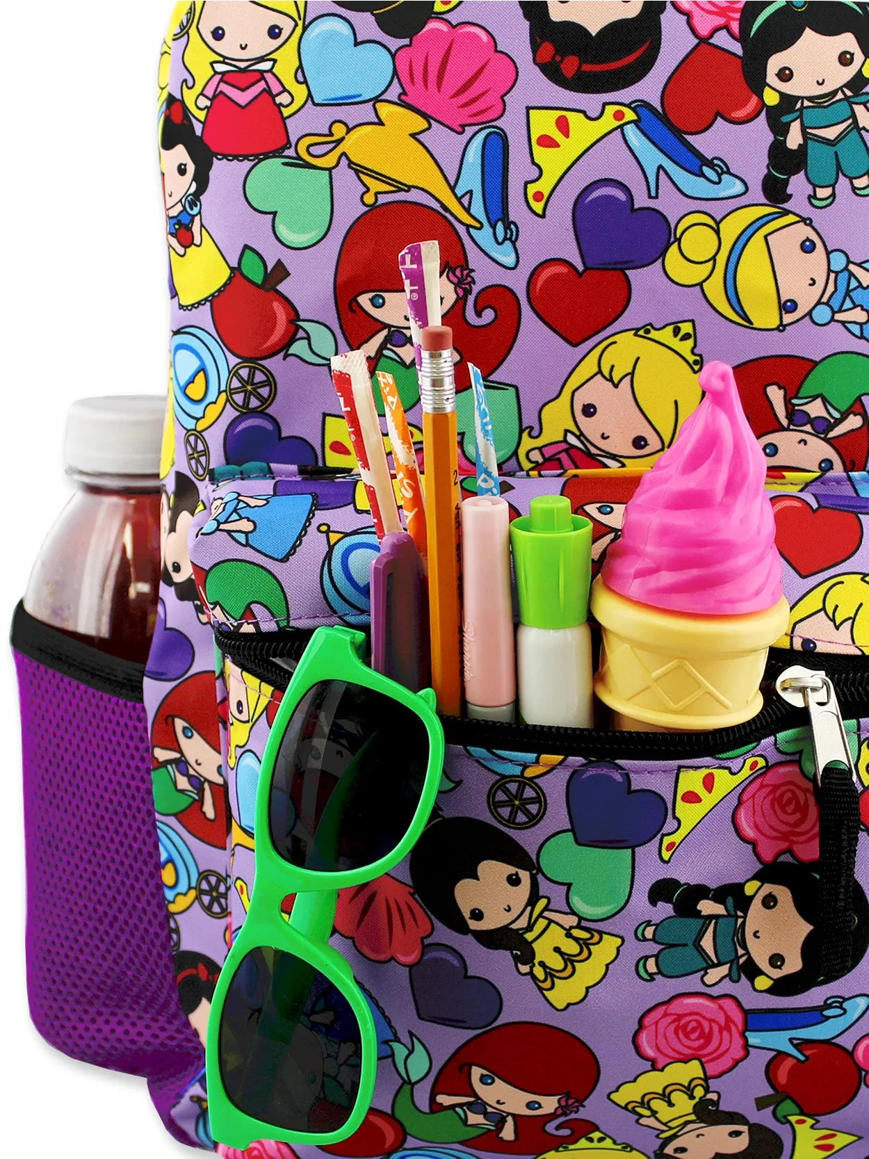 Disney Princess Emoji 16" School Backpack