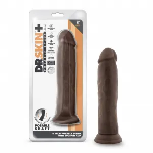 Dr. Skin Plus - 9 Inch Posable Thick  -  Chocolate