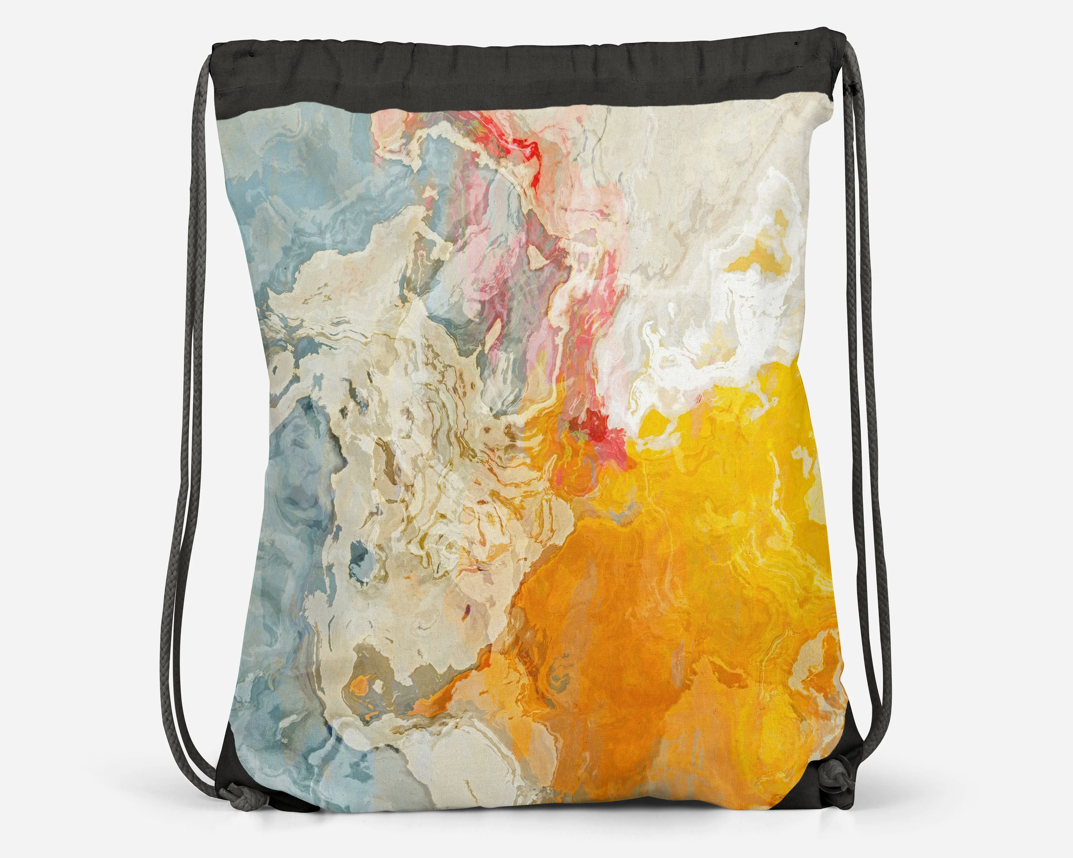 Drawstring Sling Bag, Kiss
