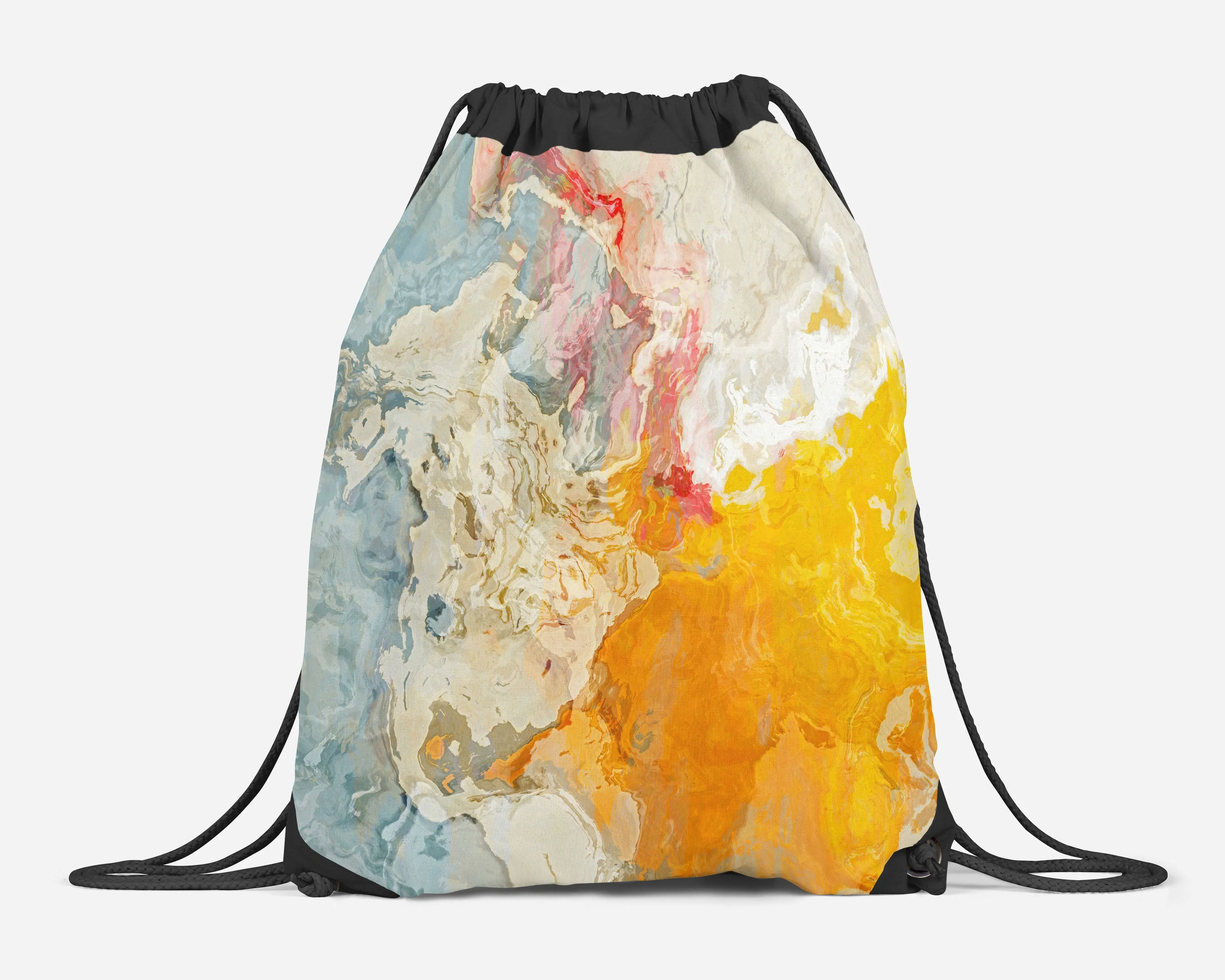 Drawstring Sling Bag, Kiss