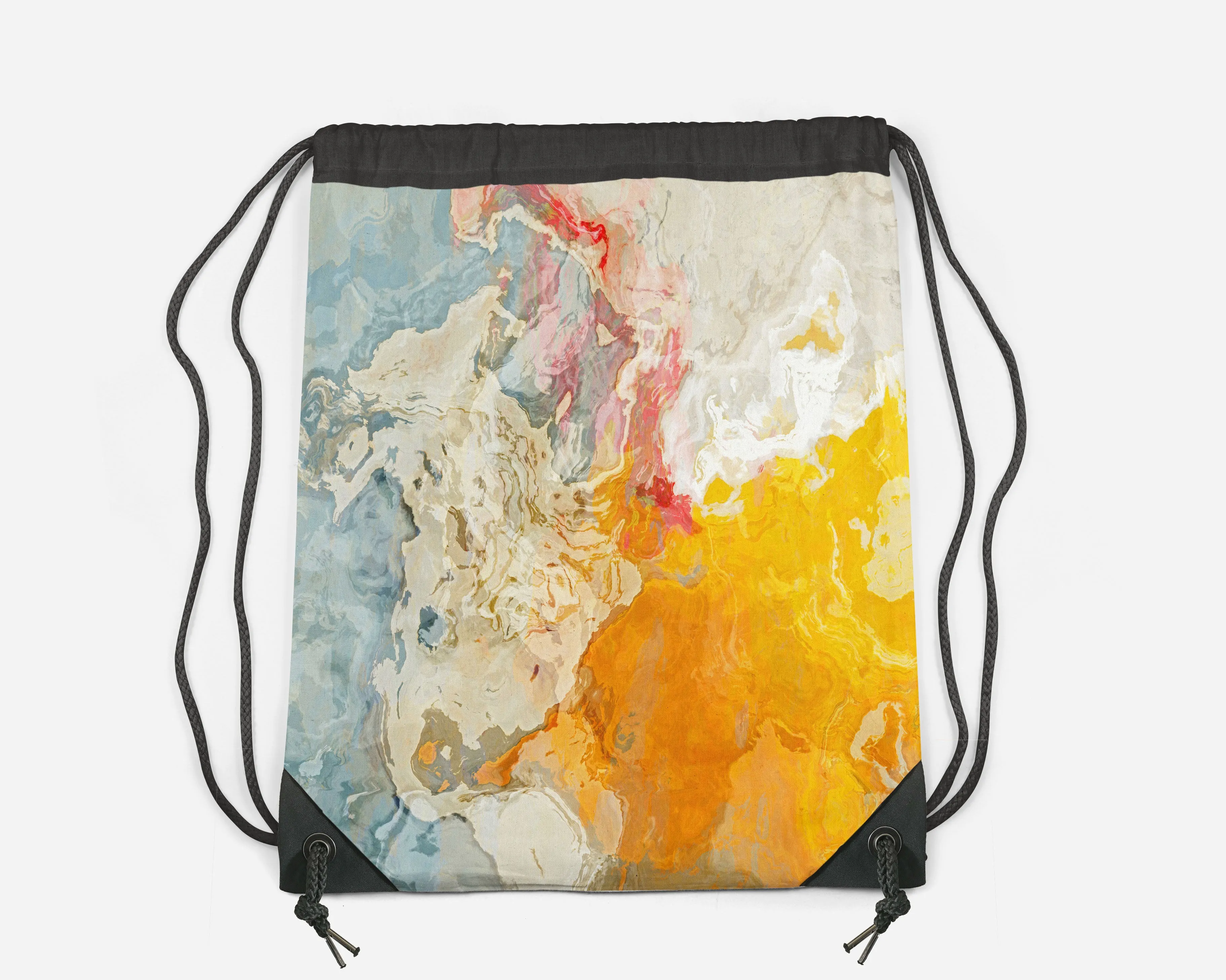 Drawstring Sling Bag, Kiss