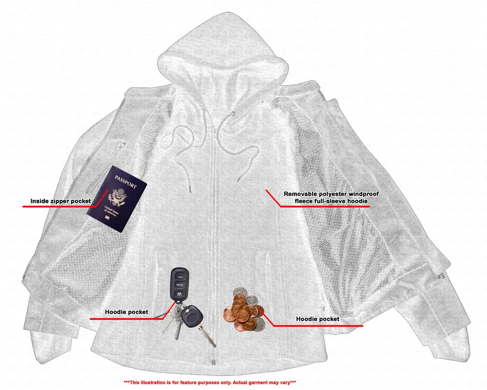 DS Women's Mesh 3-in-1 Riding Jacket (Black/Black Tone Reflective)