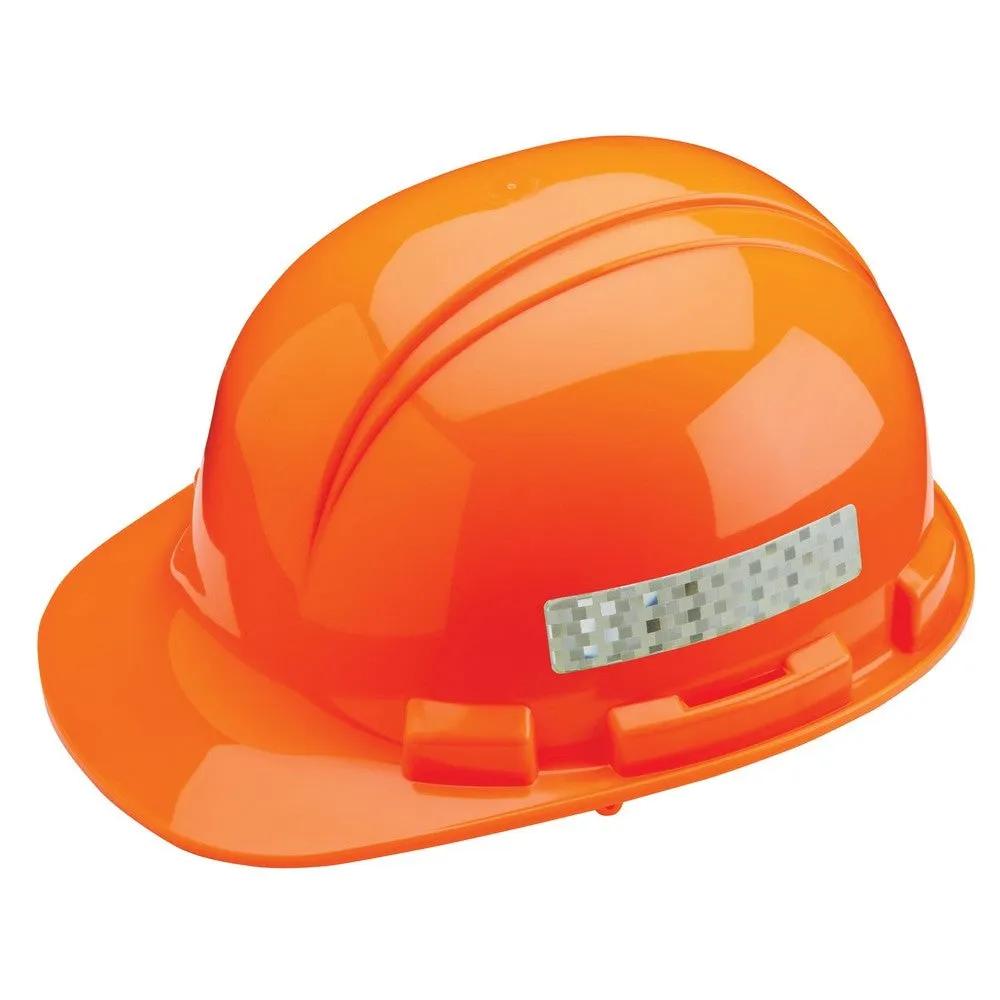 DSI/PIP Dyna-Brite 1" x 4" Stick On Reflective Strips for Hard Hats Available in a variety of colors