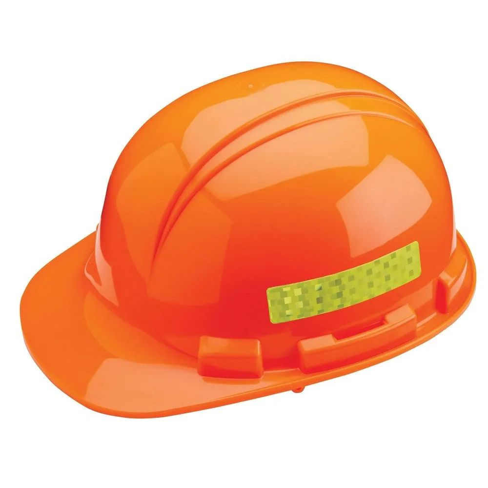 DSI/PIP Dyna-Brite 1" x 4" Stick On Reflective Strips for Hard Hats Available in a variety of colors