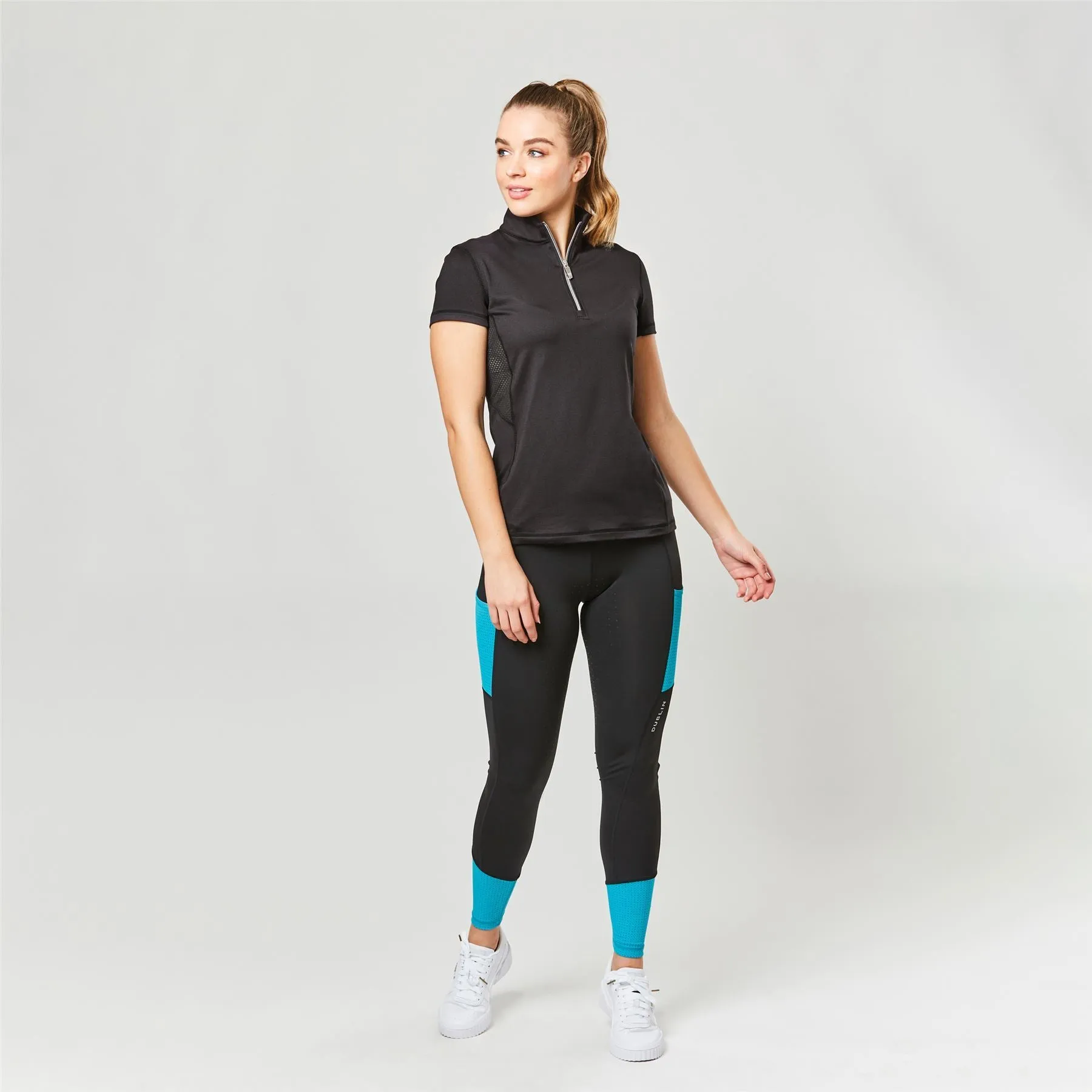 Dublin Power Performance Mid Rise Colour Block Tights
