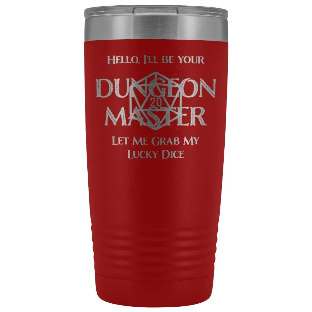 Dungeon Master DM Lucky 20oz Vacuum Tumbler