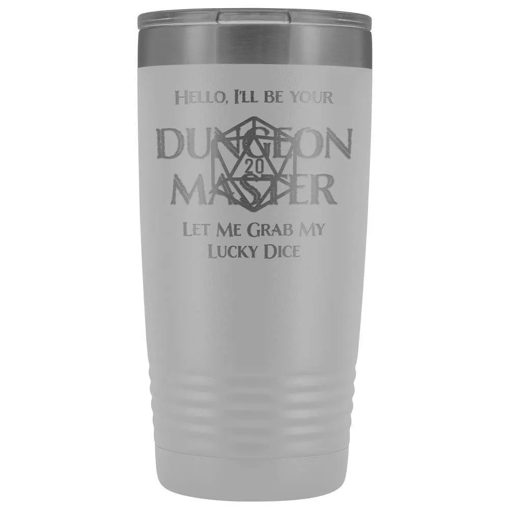 Dungeon Master DM Lucky 20oz Vacuum Tumbler