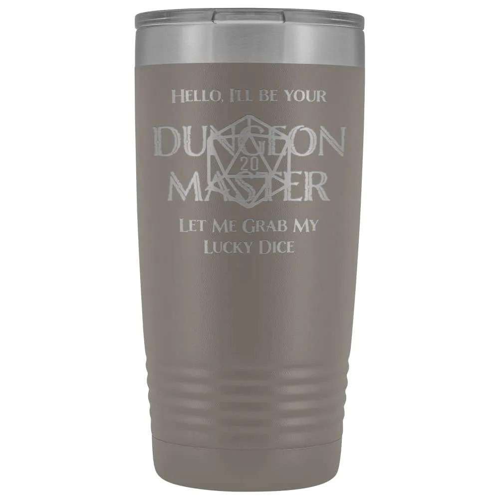 Dungeon Master DM Lucky 20oz Vacuum Tumbler