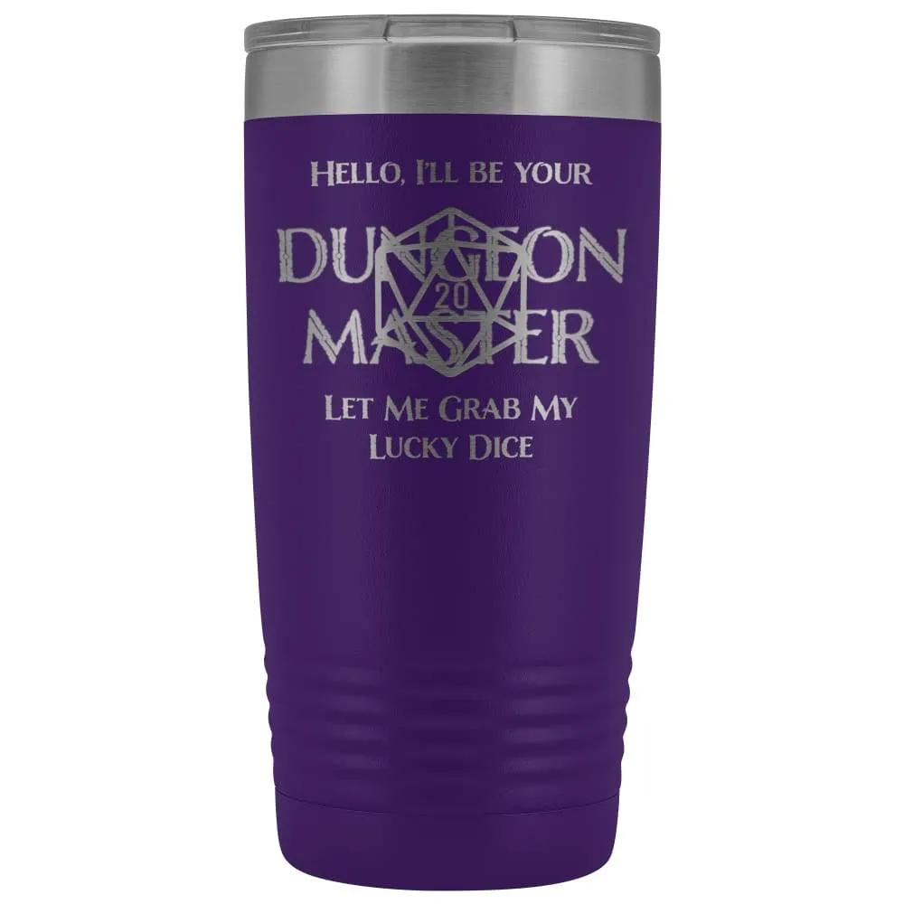 Dungeon Master DM Lucky 20oz Vacuum Tumbler