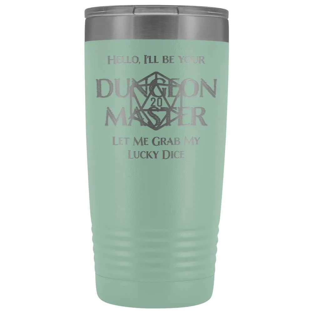 Dungeon Master DM Lucky 20oz Vacuum Tumbler
