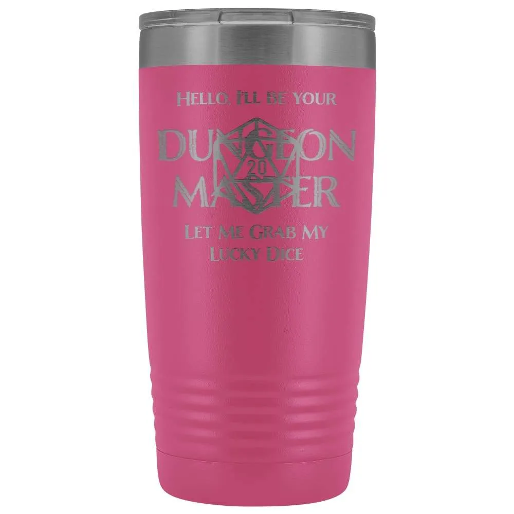 Dungeon Master DM Lucky 20oz Vacuum Tumbler