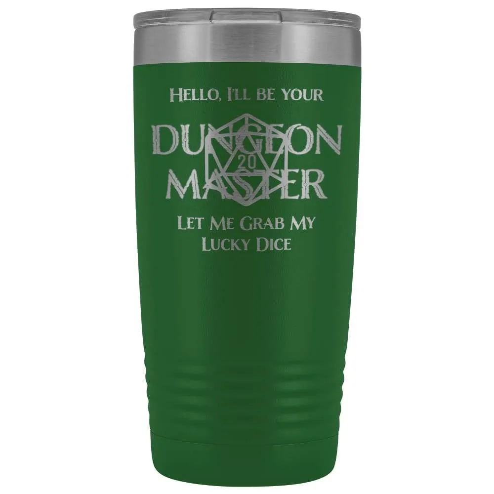 Dungeon Master DM Lucky 20oz Vacuum Tumbler